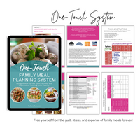 Stress Free Meal Planning Workbook