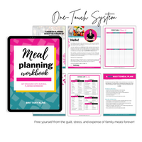 Stress Free Meal Planning Workbook