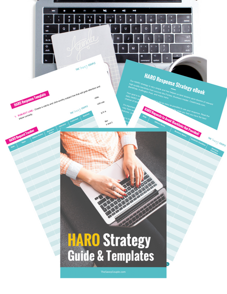 HARO Backlink Strategy Guide and Templates {10+ Page Digital Download Workbook}