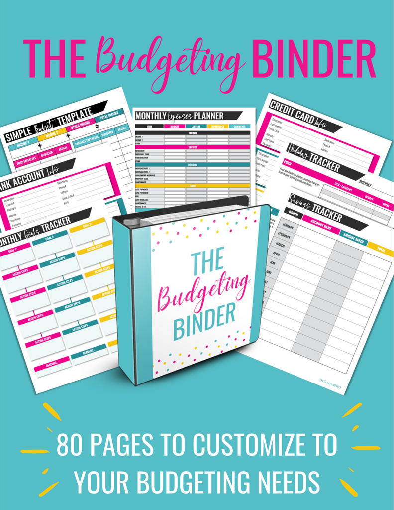 The Ultimate Printable Budgeting Binder {80+ Page Digital Download