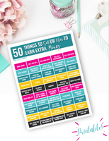 50 Things to Sell or Offer to Earn Extra Money {Digital Download}