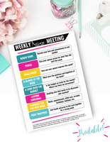 Weekly Marriage Meeting {Digital Download}