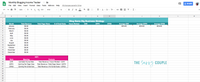 Monthly Blogging Income Tracker (Digital Google Sheet Workbook) - The Savvy Couple Shop