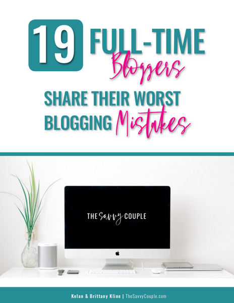 Biggest Blogging Mistakes to Avoid (Ebook) - The Savvy Couple Shop